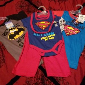 New 3 Super Heroes Onsies